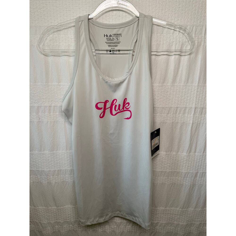 HUK Pursuit Racer Tank, Size Small - New!  Outdoors, Fishing, Athletic